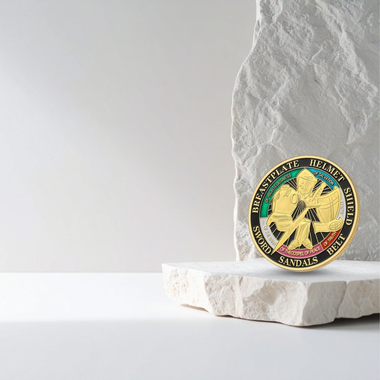 Knight Templar Collectible Coin – Medieval Warrior Metal Token – Inspirational Gift for Chess Lovers, Strategy Players & Collectors - Model 1 - Cooper Chess