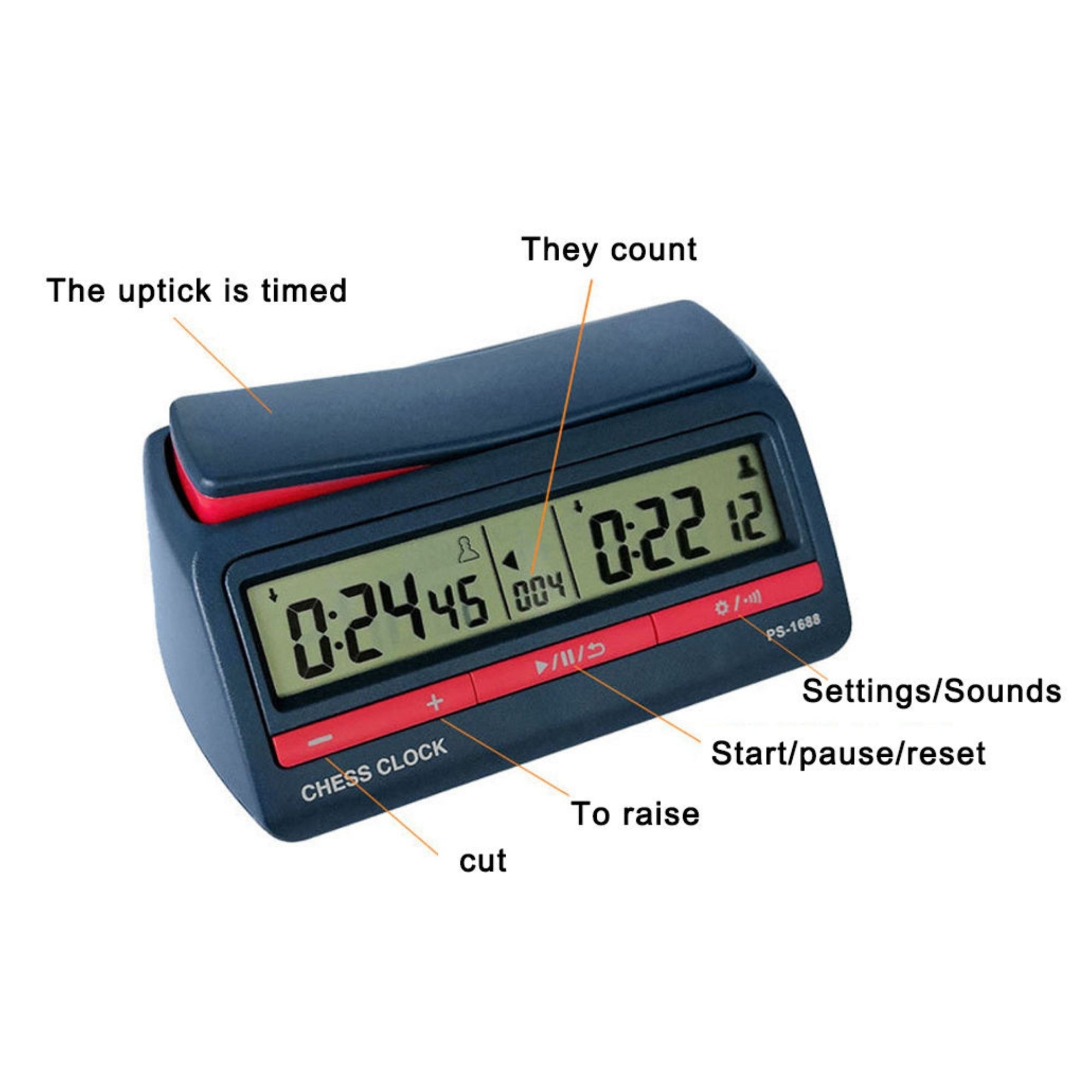 Multi - function Digital Chess Clock | Chinese Chess, Go, Chess Games Timer - Cooper Chess
