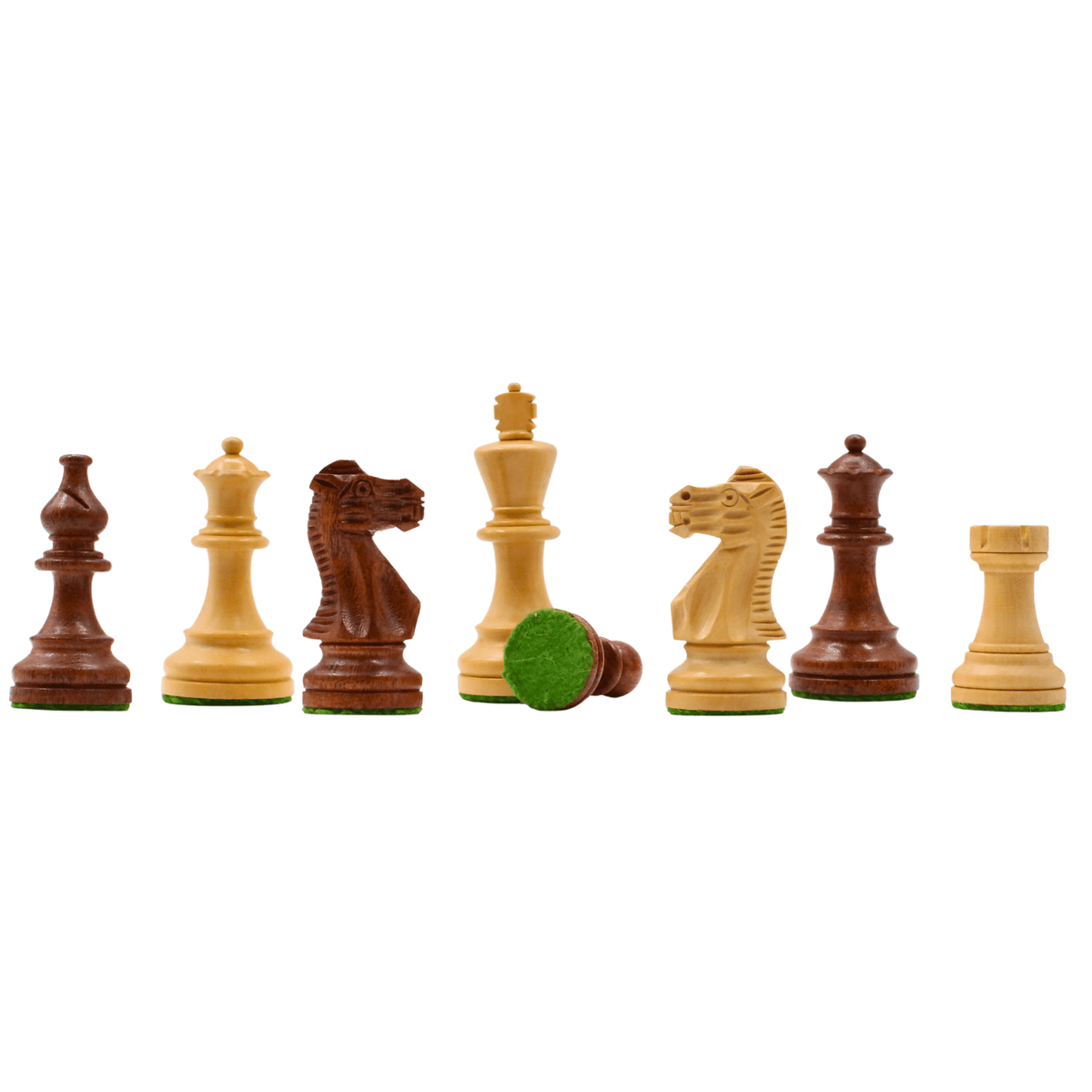 Handmade Inlay Storage Chess Set 38 CM (15") - Weighted German Staunton Pieces w/ Extra Queens - Cooper Chess