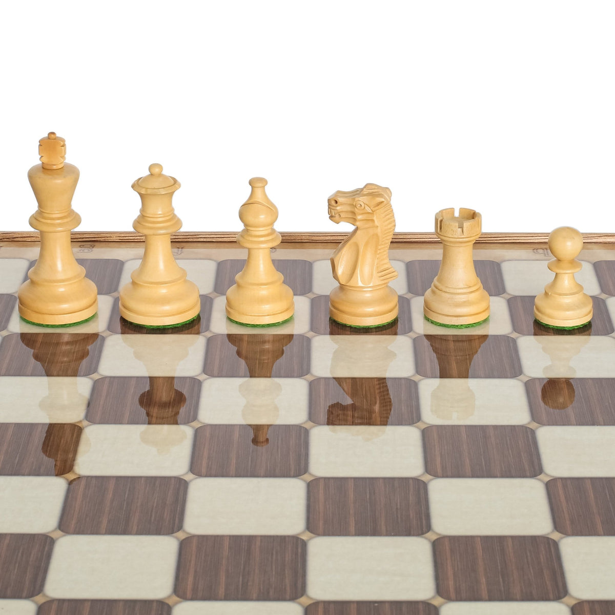 Storage Chess Set 37 CM (15") with Weighted Solid Wood Chessmen (German Staunton) - Cooper Chess