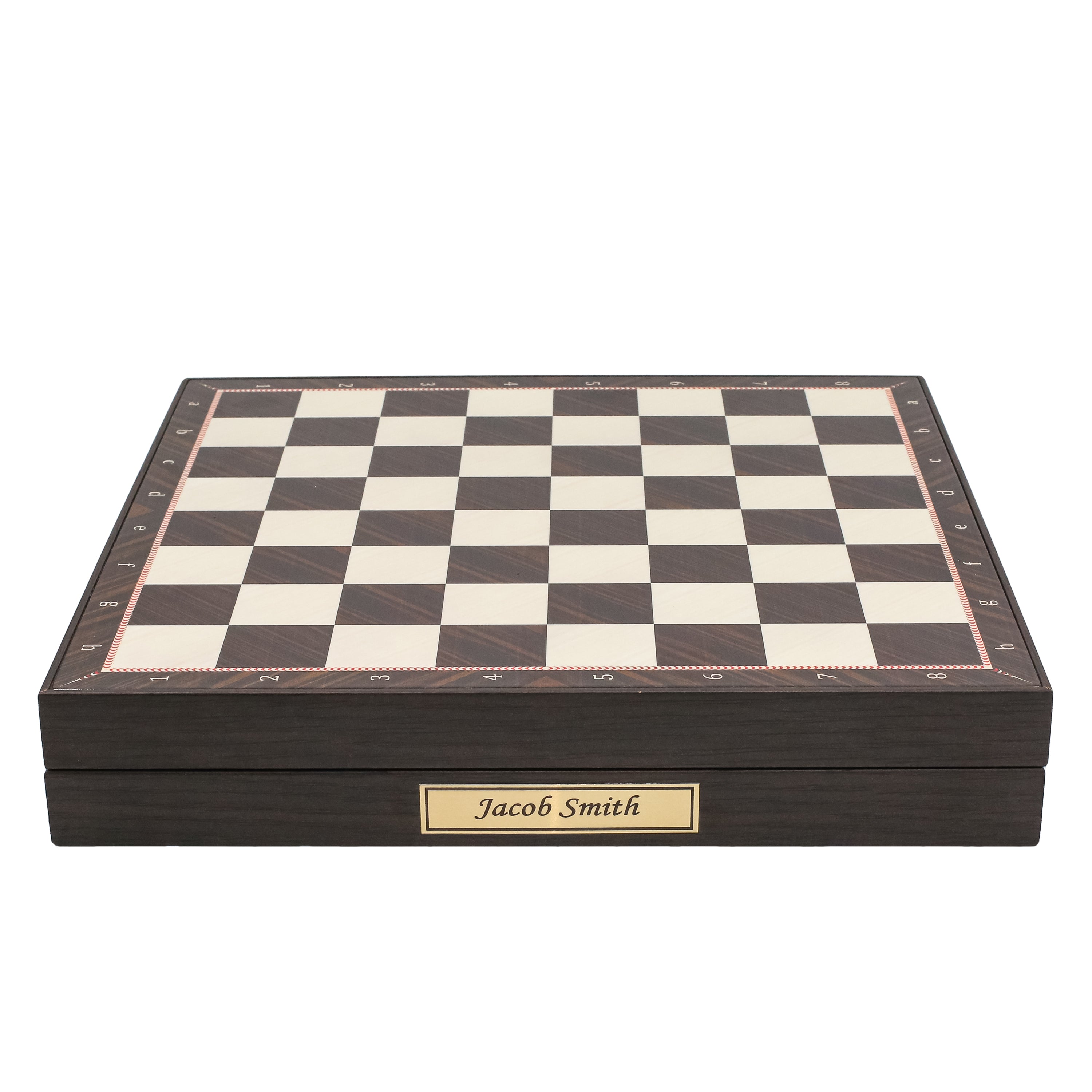 Storage Chess Set 37 CM (15") with Weighted Solid Wood Chessmen (German Staunton)