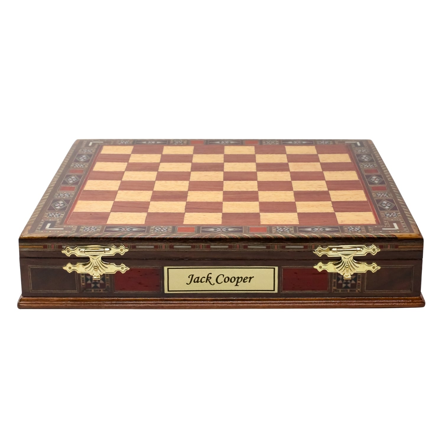 Handmade Inlay Storage Chess Set 30 CM (12") - Egyptian