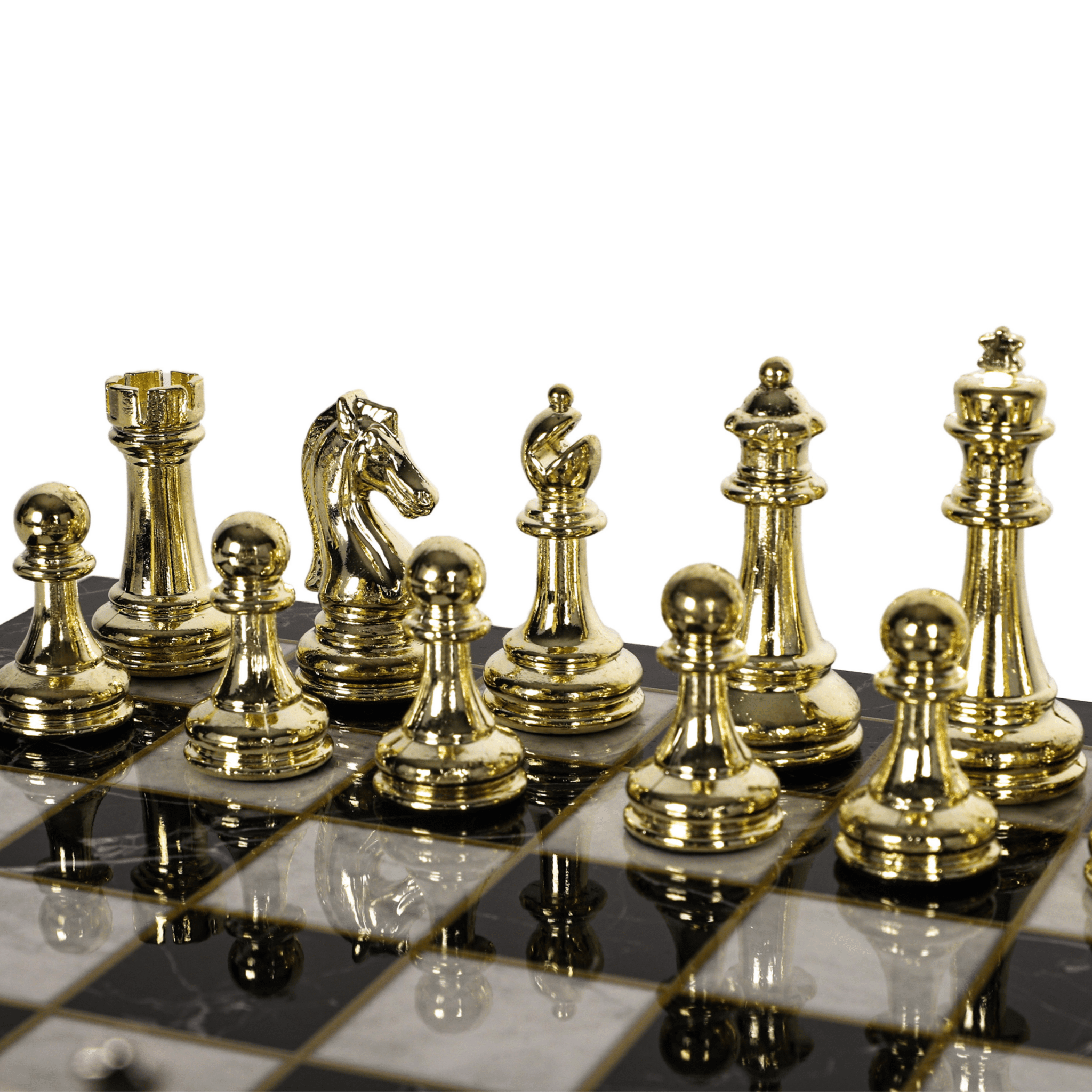 CLASSIC METAL CHESS SET with METAL LEG - Cooper Chess