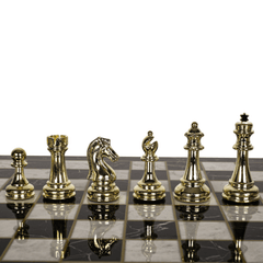 CLASSIC METAL CHESS SET with METAL LEG - Cooper Chess