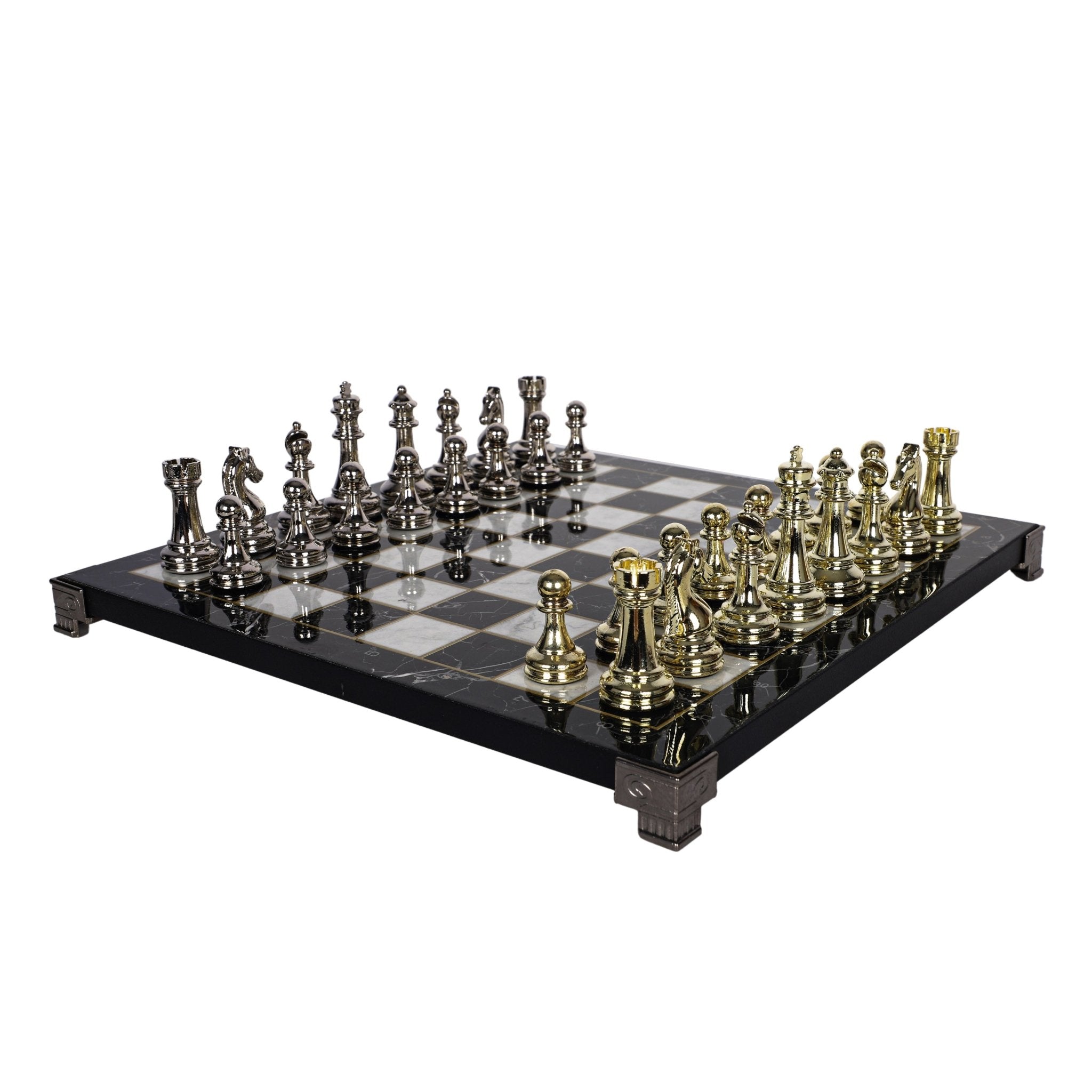 CLASSIC METAL CHESS SET with METAL LEG - Cooper Chess