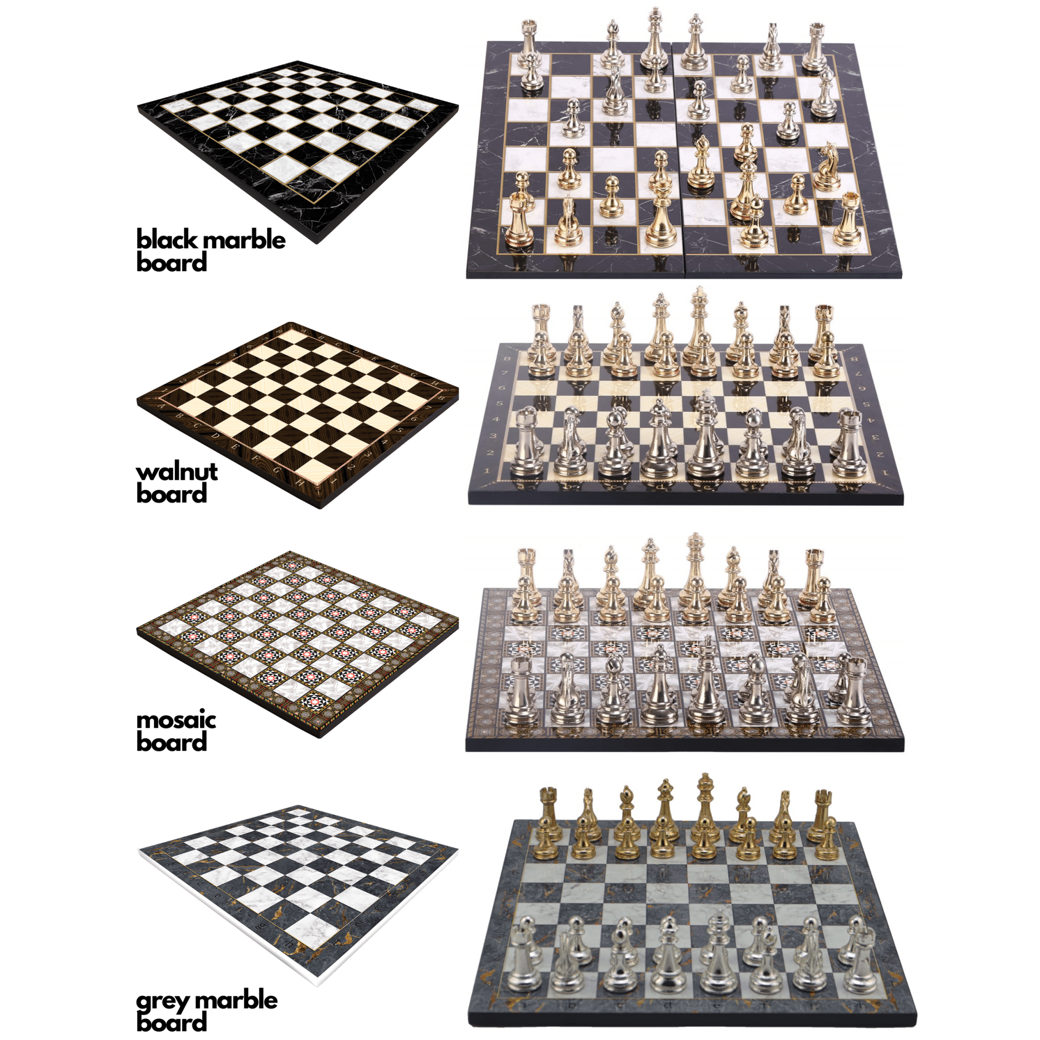 CLASSIC METAL CHESS SET - Cooper Chess