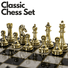 CLASSIC METAL CHESS SET - Cooper Chess