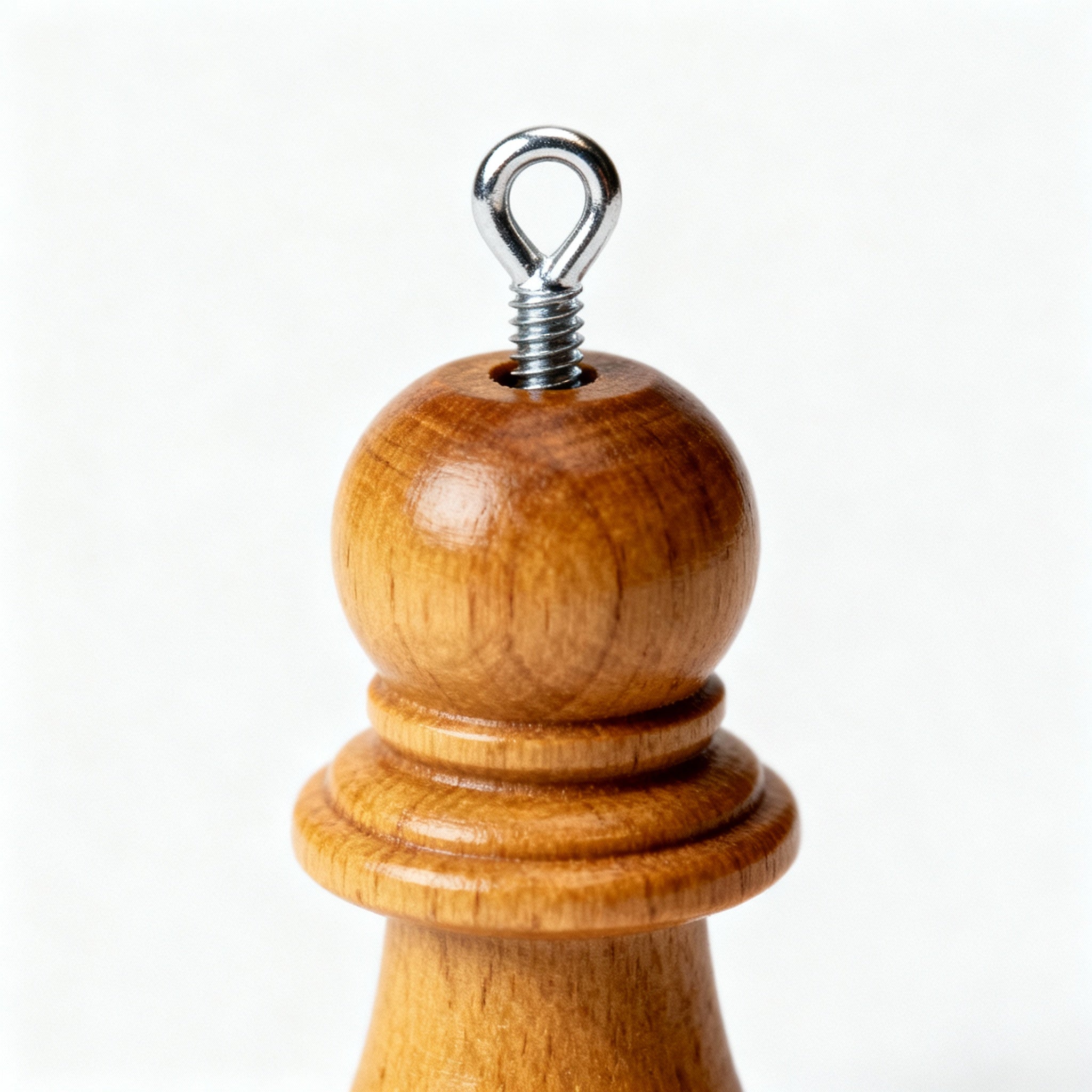 Wooden Chess Piece Key Ring - Cooper Chess