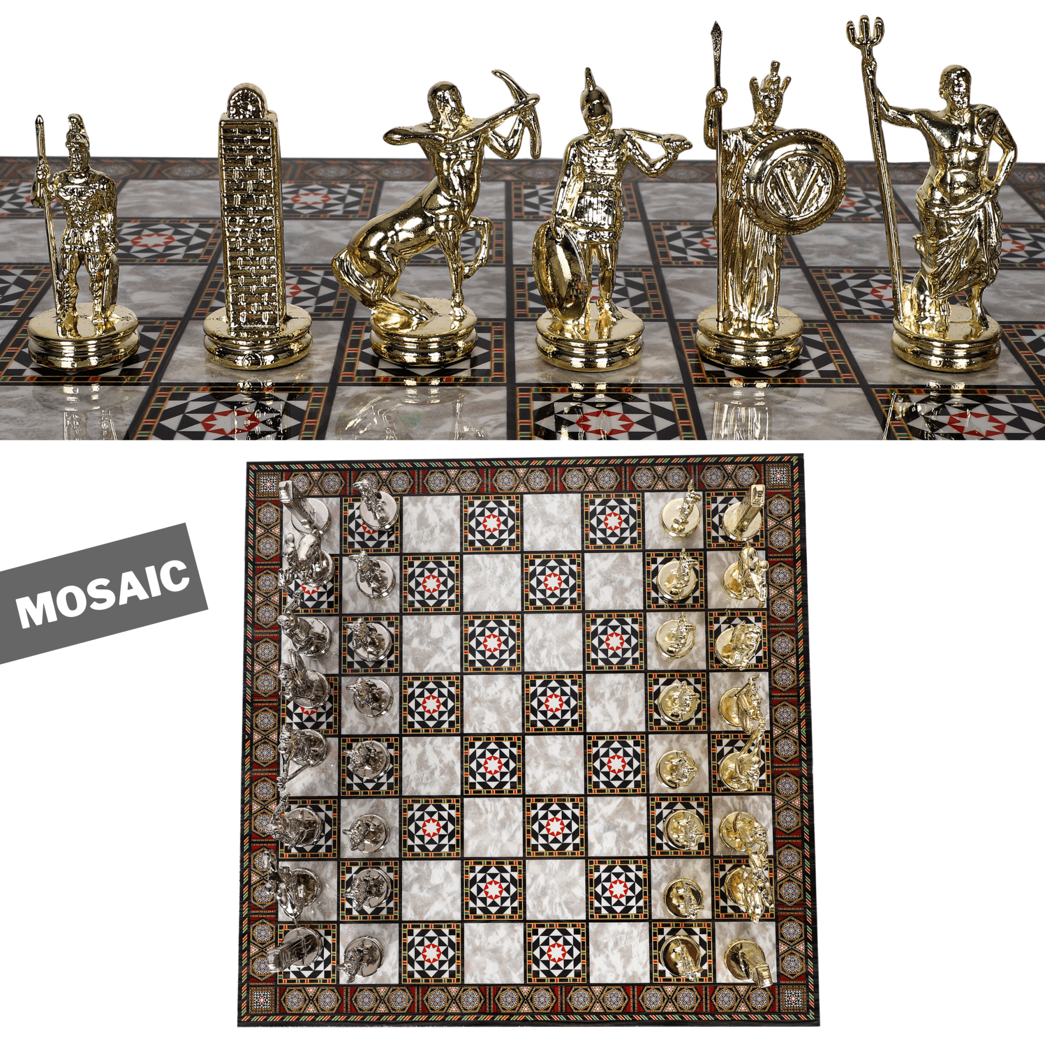 ALL MODELS | HISTORICAL THEME METAL CHESS SET - Cooper Chess