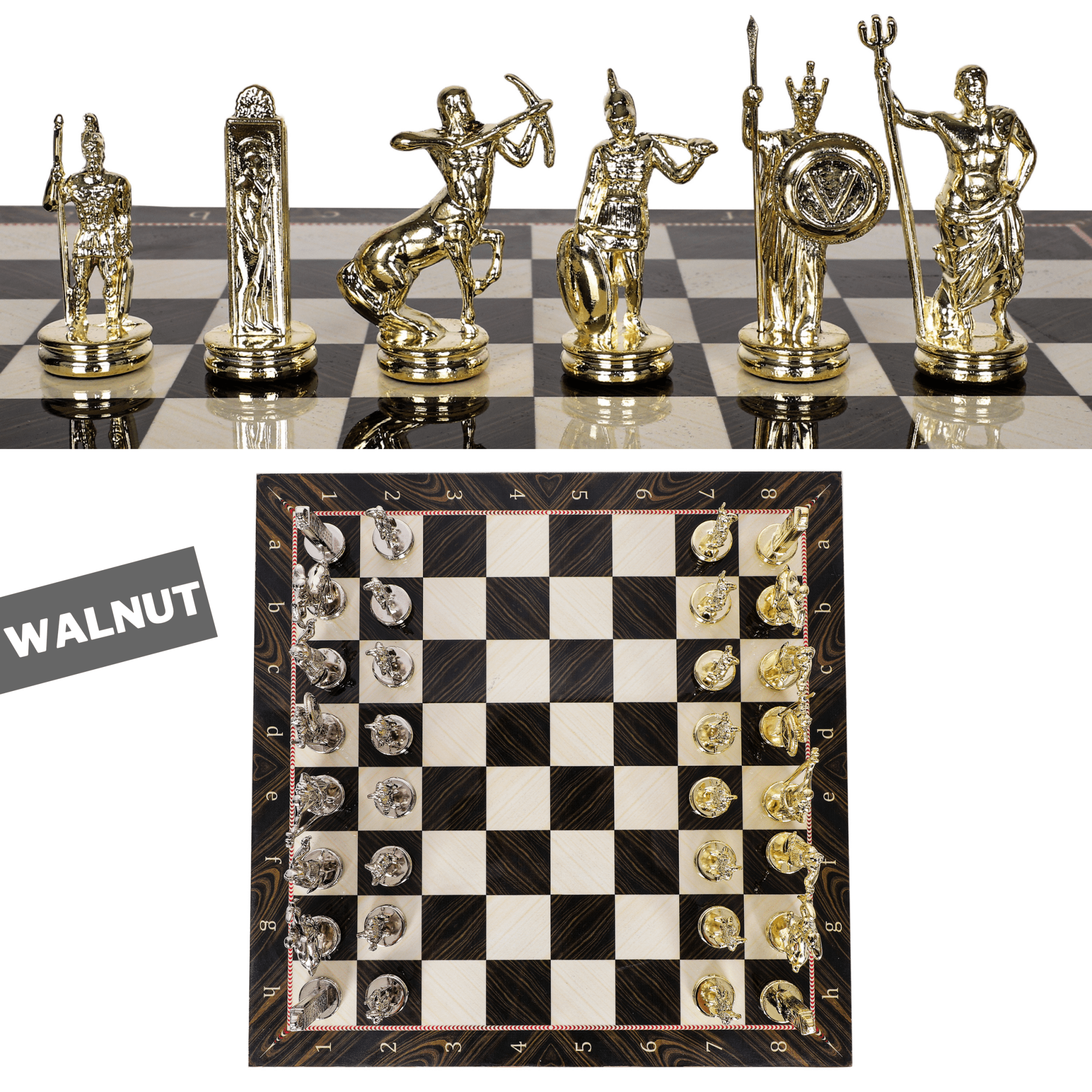 ALL MODELS | HISTORICAL THEME METAL CHESS SET - Cooper Chess