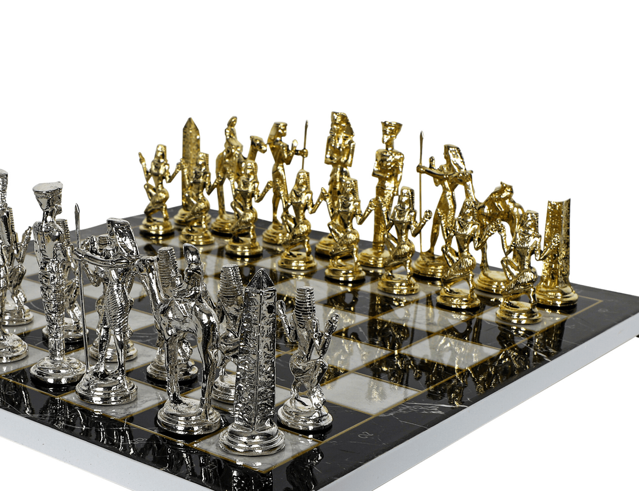 ALL MODELS | HISTORICAL THEME METAL CHESS SET - Cooper Chess