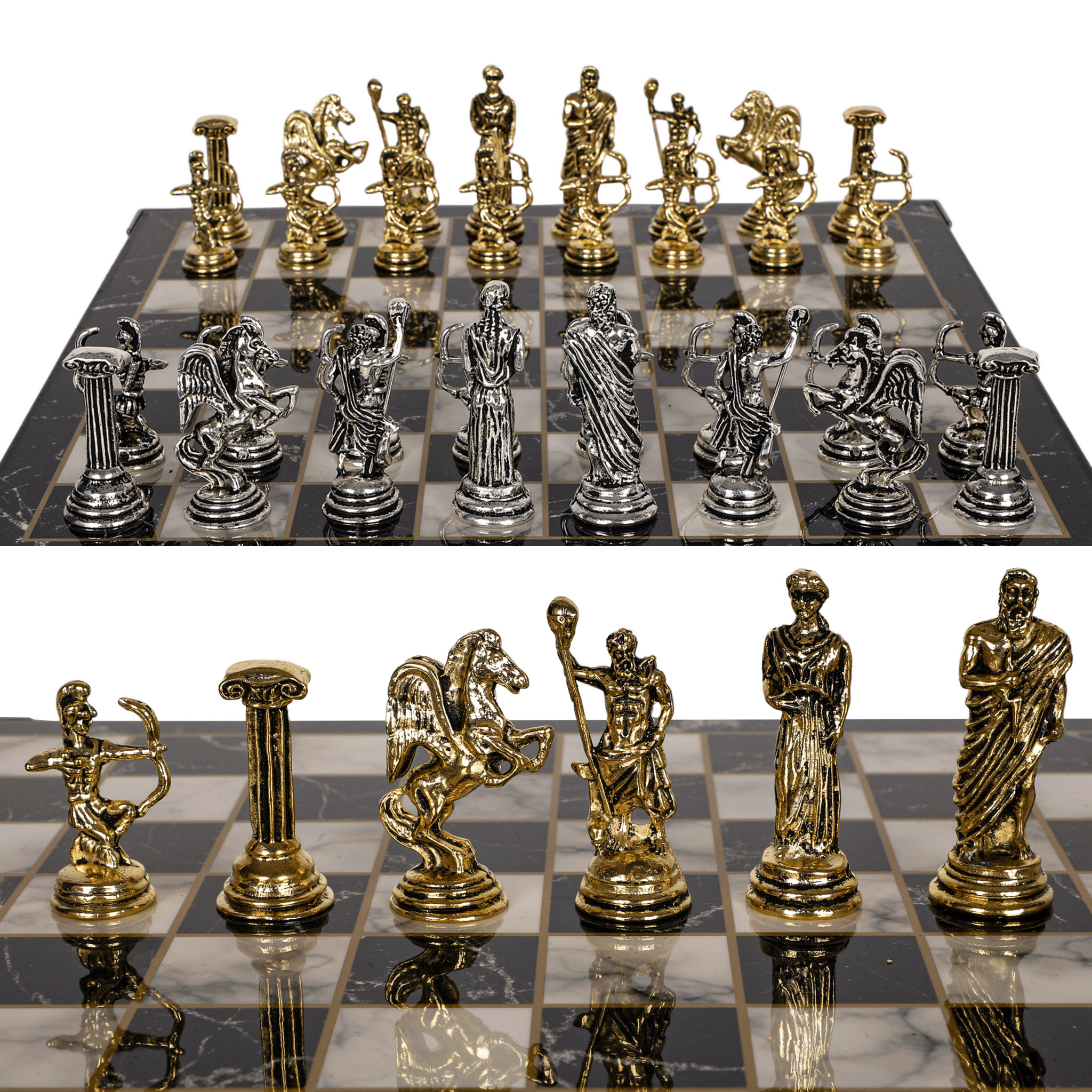 ALL MODELS | HISTORICAL THEME METAL CHESS SET - Cooper Chess