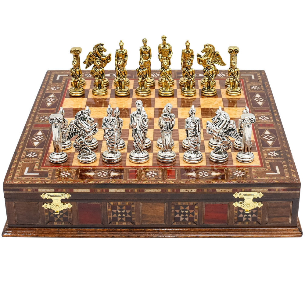 Handmade Inlay Storage Chess Set 30 CM (12