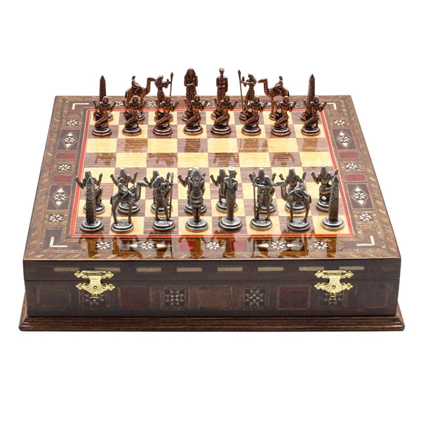 Handmade Inlay Storage Chess Set 30 CM (12