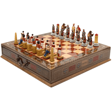 Jeu d'échecs italien traditionnel en noyer Italfama Jeu d'échecs italien traditionnel en noyer Italfama