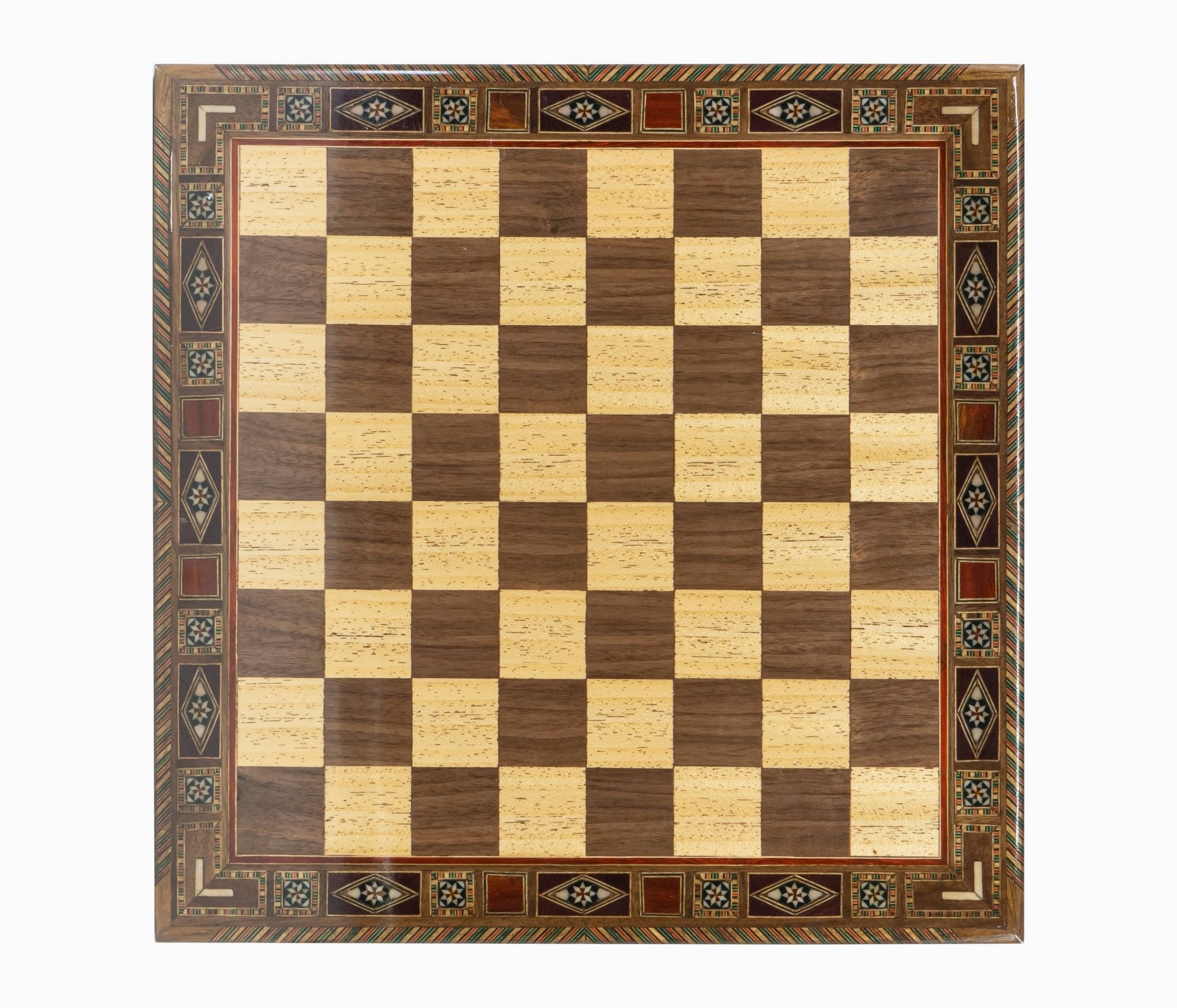 Handmade Metal Chess Set with Storage | Solid Wood Board – 38 cm (15 inch) - Cooper Chess