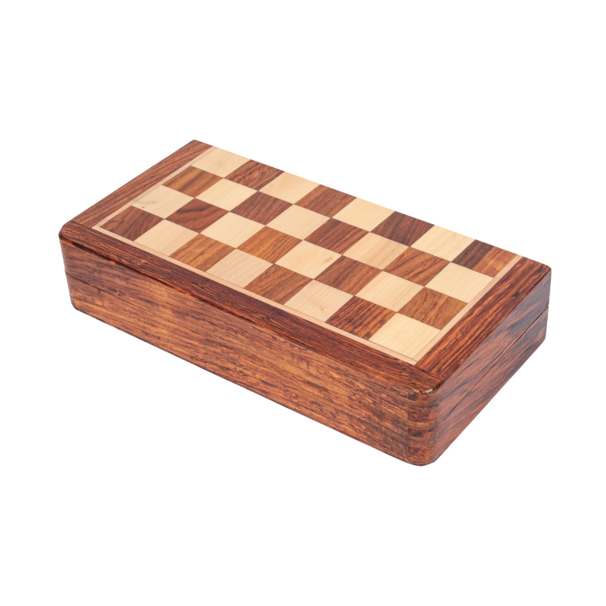 Foldable Magnetic Chess Set | Handmade Travel Chess Set - Cooper Chess