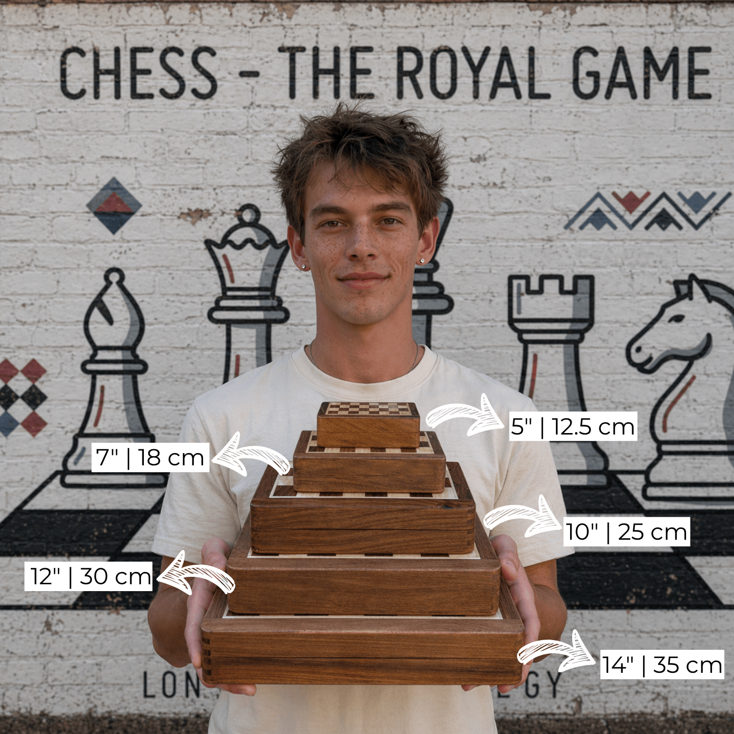 Foldable Magnetic Chess Set | Handmade Travel Chess Set - Cooper Chess