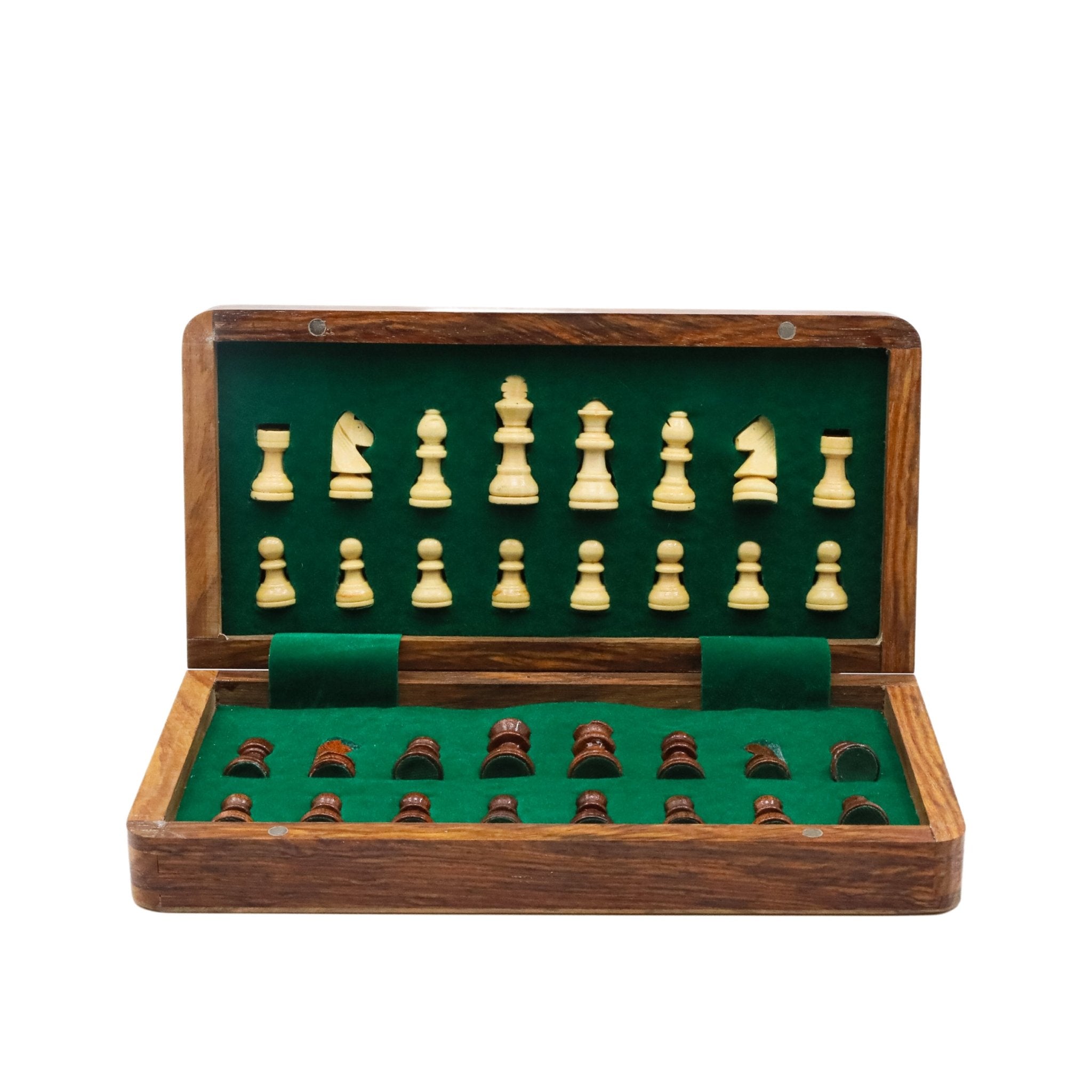 Custom Design Engraved Foldable Magnetic Chess Set | Handmade Travel Chess Set - Cooper Chess