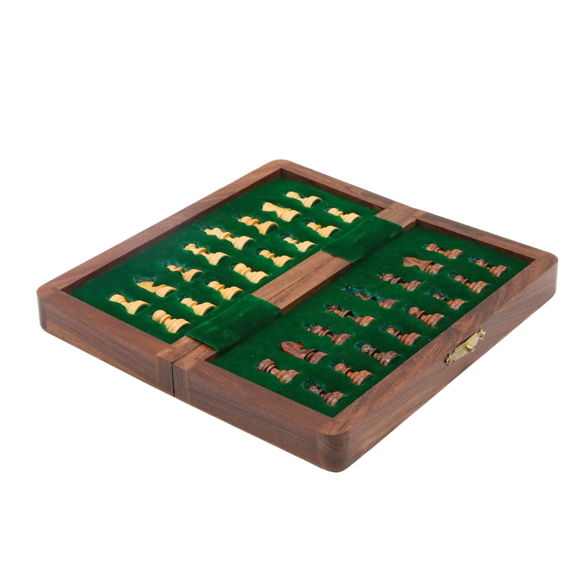 Custom Design Engraved Foldable Magnetic Chess Set | Handmade Travel Chess Set - Cooper Chess