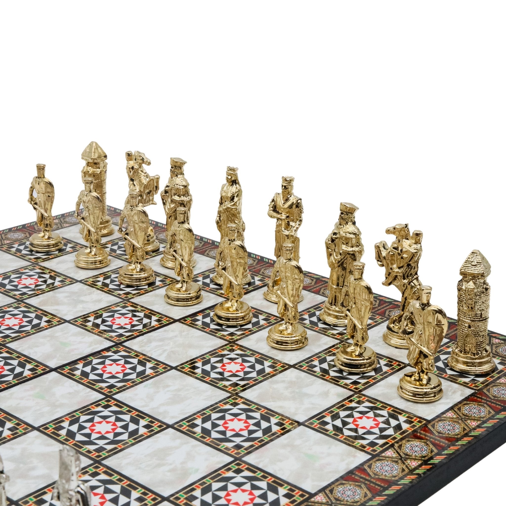 Ottoman Empire Chess Set | Wooden Chess Board 44CM (17") - Cooper Chess