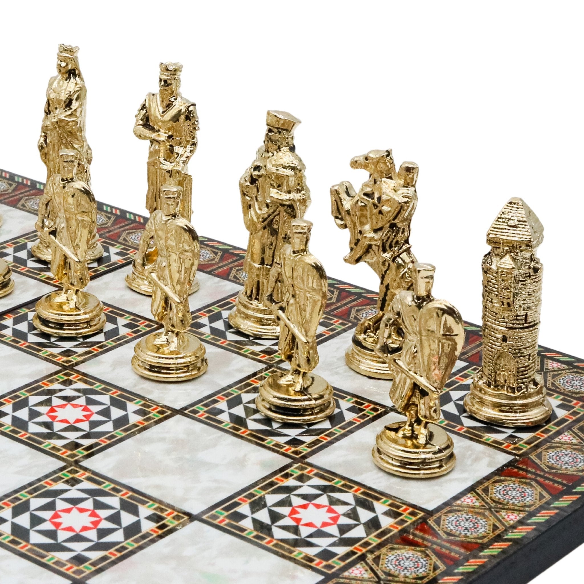 Ottoman Empire Chess Set | Wooden Chess Board 44CM (17") - Cooper Chess