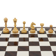 Limited Edition Artisan Chess Set - 100% Handmade Solid Wood Chessmen | Wooden Chess Board 44CM (17") - Model E1056 - Cooper Chess