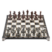 Greek Mythology Archer Vintage Chess Set | Chess Board w/ Metal Legs 30CM (12") - Cooper Chess