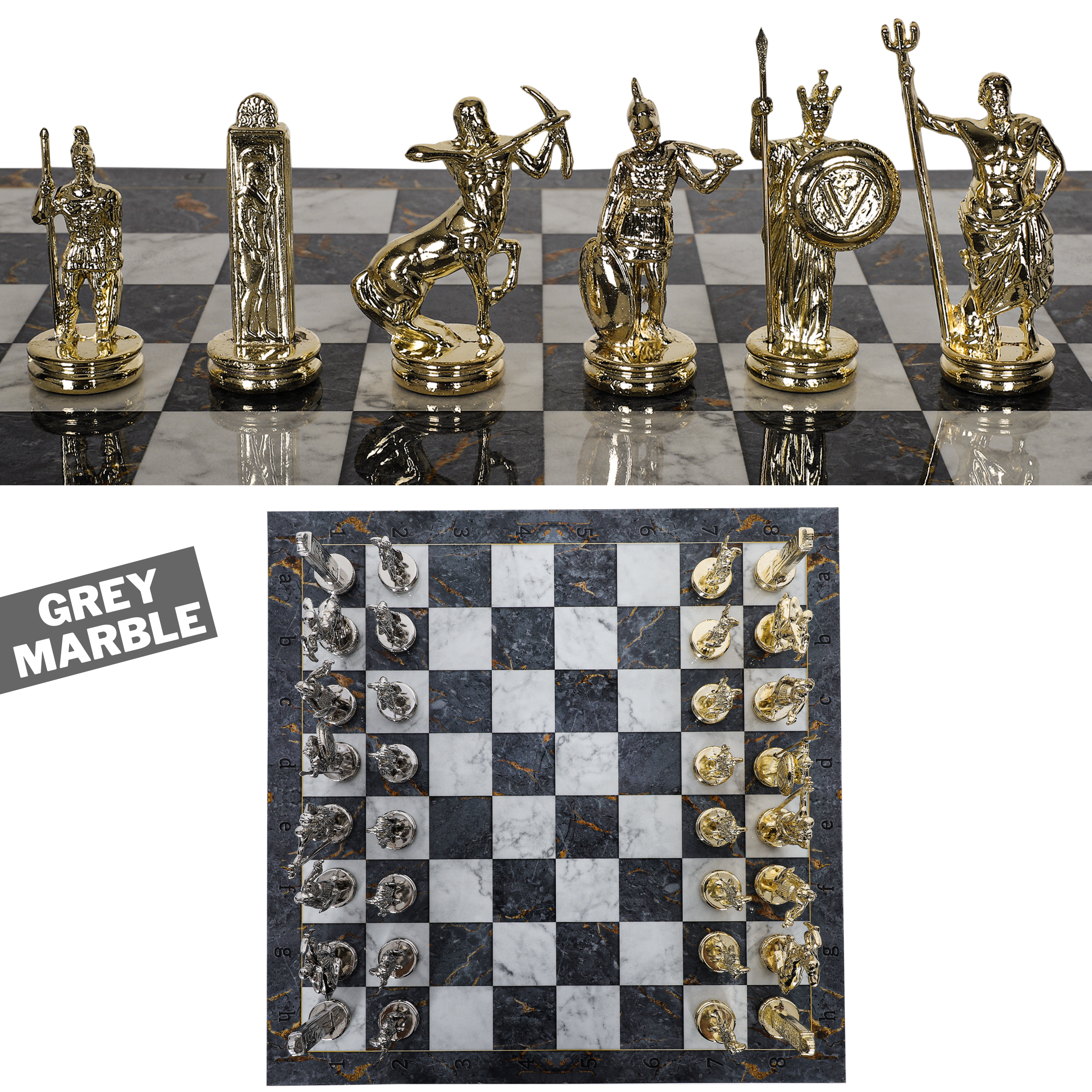 ALL MODELS | HISTORICAL THEME METAL CHESS SET