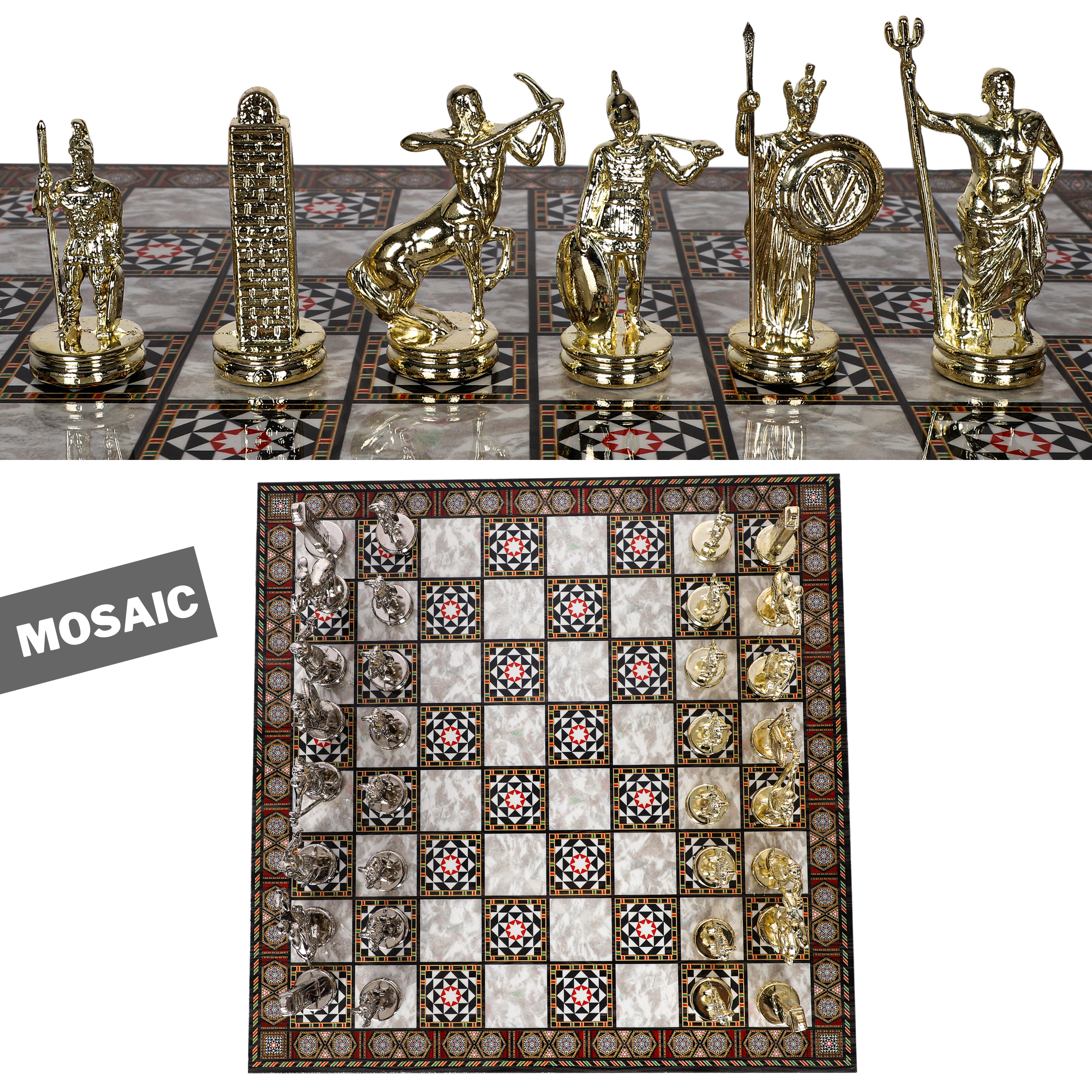 ALL MODELS | HISTORICAL THEME METAL CHESS SET