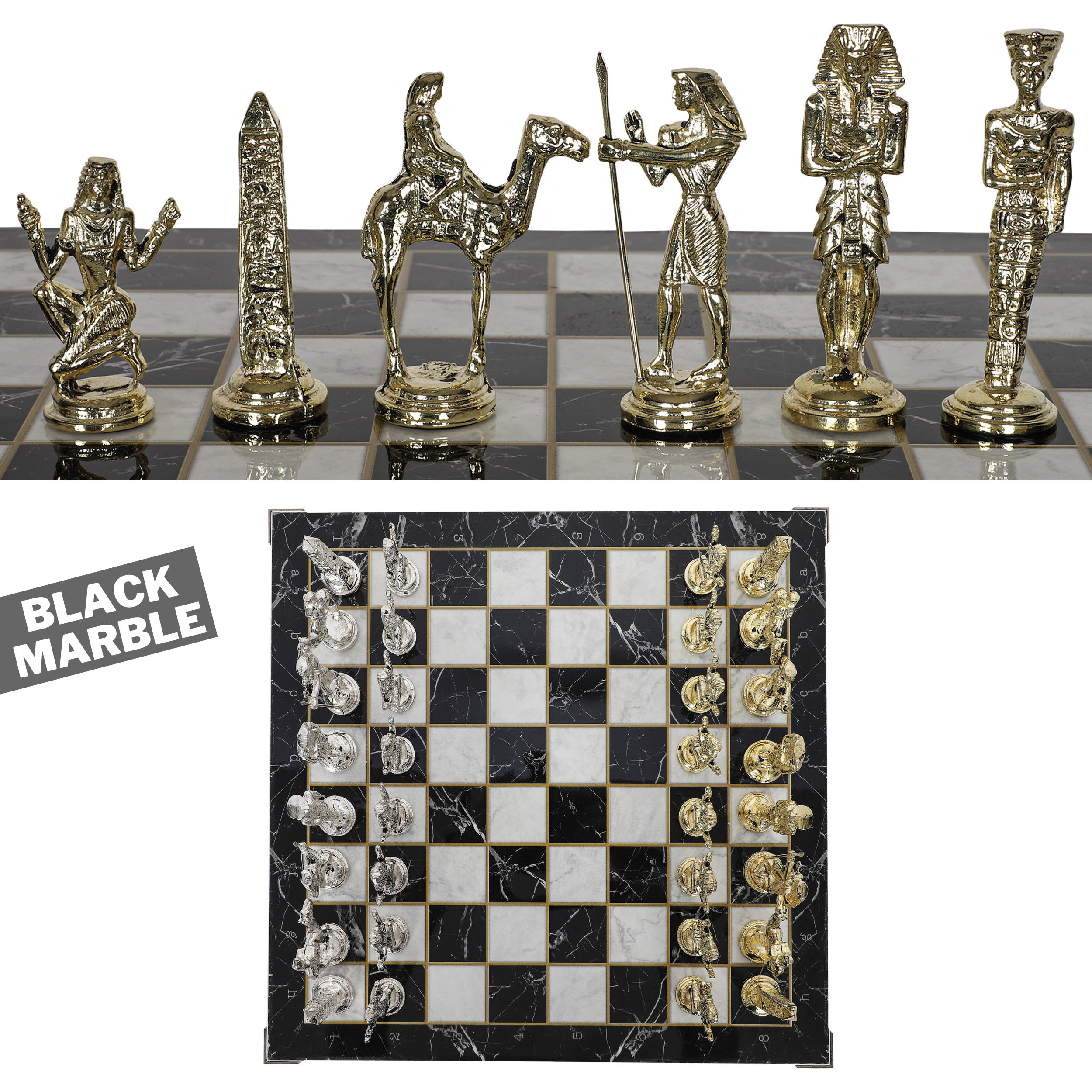 ALL MODELS | HISTORICAL THEME METAL CHESS SET