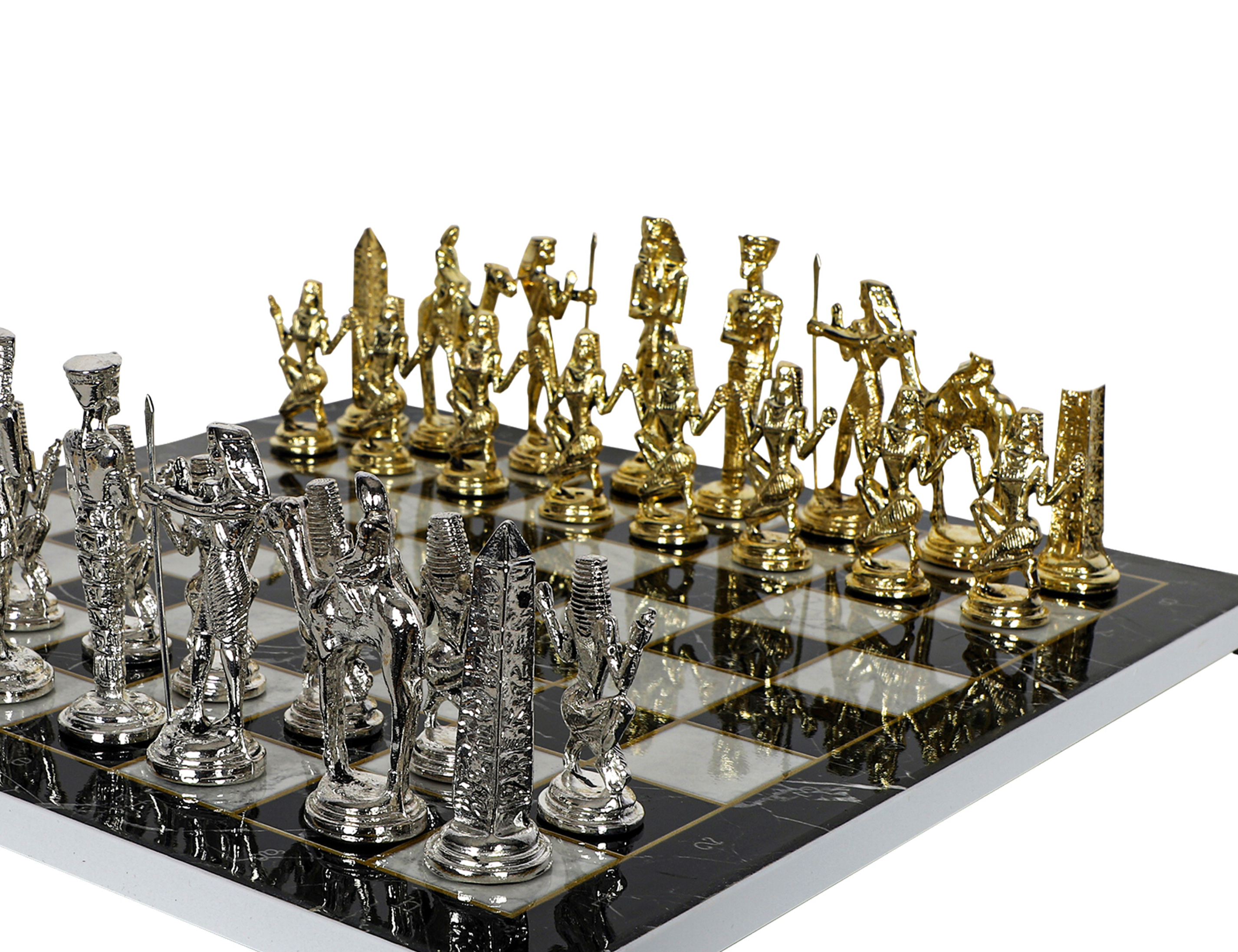 ALL MODELS | HISTORICAL THEME METAL CHESS SET