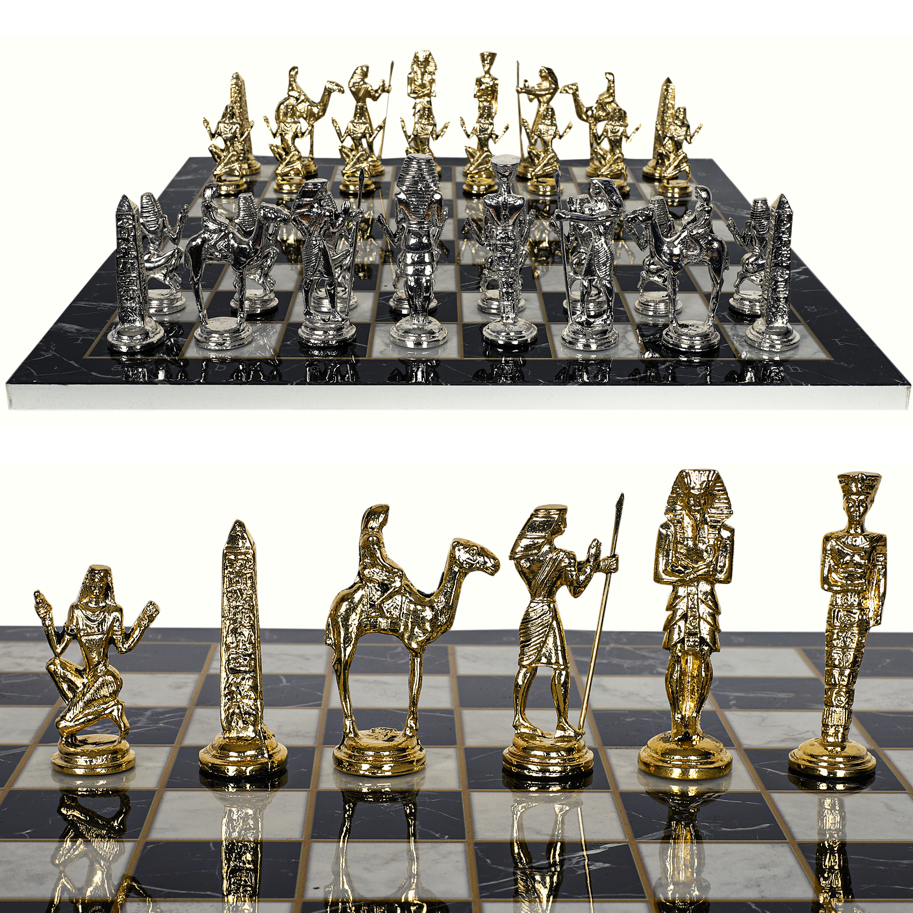 ALL MODELS | HISTORICAL THEME METAL CHESS SET