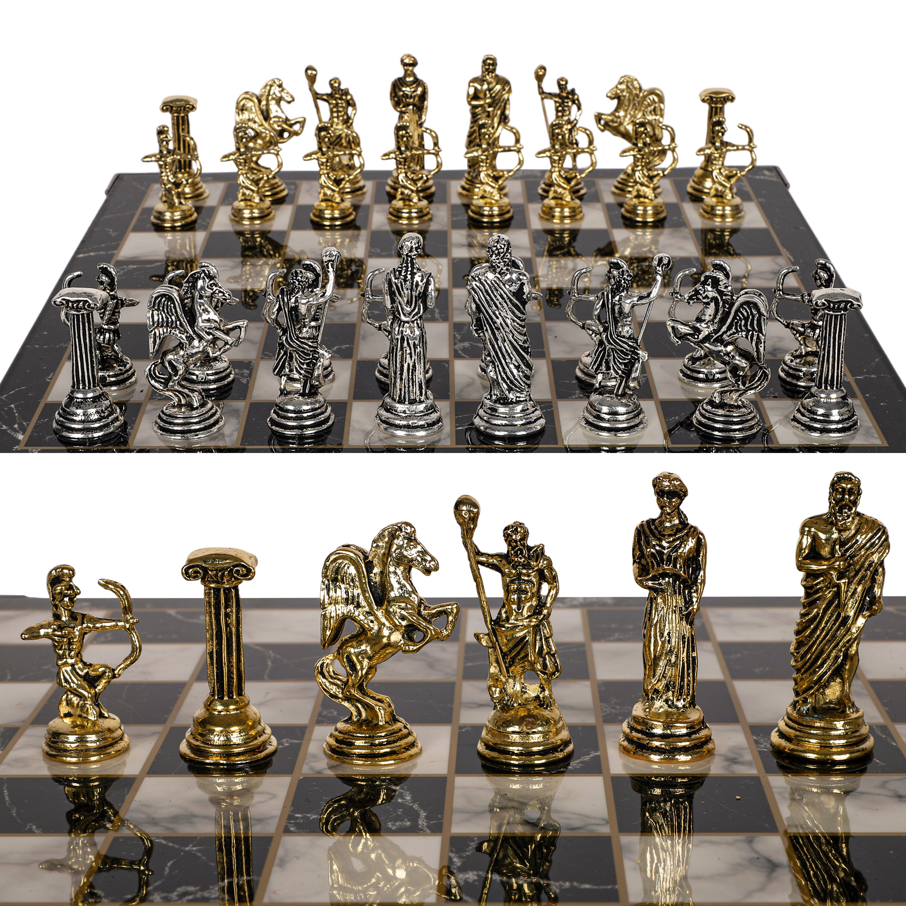 ALL MODELS | HISTORICAL THEME METAL CHESS SET